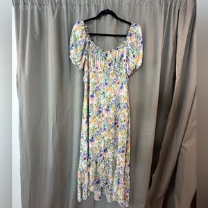 ASTR Floral Midi Dress